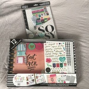 Happy Planner Kit plus accessory packet. NEW